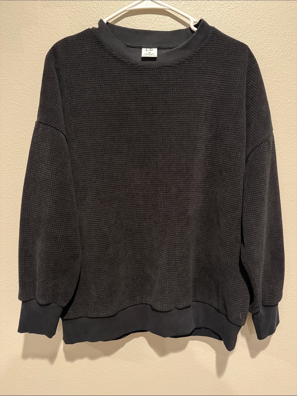 Little Bipsy Collection Waffle Knit Pullover Size: Medium